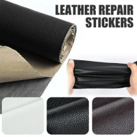 Self Adhesive PU Leather DIY Refurbishing Patch Fix Fabric for Leather Clothes Sofa Car Seats Furniture Bags Repair Sticky