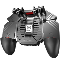 Joystick for games AK77, designed for the latest PUBG joystick with 4 shooting settings, cooling fan