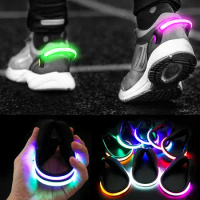 Night Running Shoe Clip Lights Outdoor Sports LED Warning Light Shoes Clip Safety Light Lamp Sport Light Bike Accessories