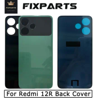 6.79" For Redmi 12R Battery Cover Rear Housing Door Panel Replacement Parts New For Redmi 12R Back Cover