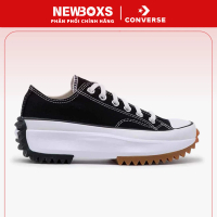 Giày Converse Run Star Hike Low Top - 168816C Nam Nữ Vải Canvas Sneaker Đế Cao Shoes Đen Cá Tính Đườ
