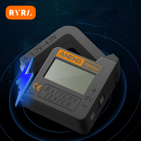 RYRA เครื่องทดสอบแบตเตอรี่จอแสดงผลดิจิตอลการทดสอบ AA AAA 9V 1.5V เครื่องวิเคราะห์โหลดความจุแบตเตอรี่เครื่องมือทดสอบ