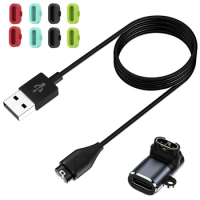 Charging Cable for Garmin Fenix 7 7S 7X 6 Forerunner 255 955 Type C IOS Charger Adapter Dust Plug For Garmin Watch Accessories