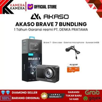 KameraKamera AKASO Brave 7 4K 30FPS 20MP WiFi Action Cam EIS Touch Screen Camera Bundling Hemat