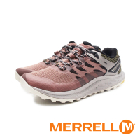 【MERRELL】女 ANTORA 3 GORE-TEX 防水輕量越野健行鞋 女鞋(玫瑰粉)