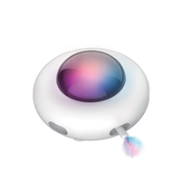 ของเล่นอัตโนมัติ รุ่น UFO สำหรับแมว 500 g สีขาว