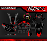 Decal Sticker CRF 150 L- Fullbody-Dekal stiker CRF 150 L Trail Supermoto Shift Simple