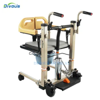 Wholesale Portable Medical Hydraulic Move Toilet Equipment Wheelchair Transfer Patient Lift Shower Commode Chair