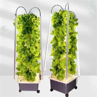 Indoor Gardening Planter Hydroponics Kit Vertical Hydroponic System Greenhouse Garden Soilless Cultivation Hydroponics Tower Z