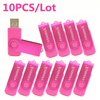 10PCS 2021 USB Flash Drive 64GB 32G 16G 8G 4GB 512MB Pen Drive Flash Memory Pendrive Memory Scle Tick Wholesale Free Custom LOGO