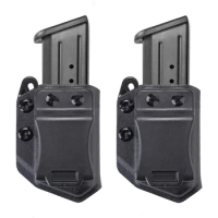 Tactical IWB/OWB 9mm/.40 Double Stack Magazine Pouch for Glock CZ S&amp;W H&amp;K SIG P365 Pistol MAg Magazine Case Airsoft Hunting Gear