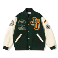 Jaket Varsity Kekinian Unisex | Jaket Baseball (JU) Bahan Tebal 280 GSM | Sablon DTF Premium