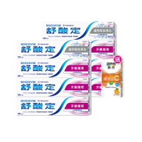【SENSODYNE 舒酸定】日常防護 長效抗敏牙膏120gX8入(牙齦護理120gX6入+溫和高效淨白牙膏120gX2入)