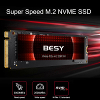 BESY SSD M2 Nvme 512GB 256GB 128GB ภายใน Solid State Drive 1TB Hdd ฮาร์ดดิสก์ M.2 2280 128GB PCIe 3.0X4 Ssd