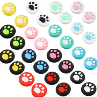 1000Pcs Cute Cat Claw Soft Silicone Thumb Stick Grip Cap For PS3/PS4/PS5/Xbox One/360/Switch Controller Gamepad Joystick Cover