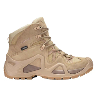 【LOWA】女 中筒 輕量多功能軍用鞋 C 淺沙漠 Z-6S GTX☆ C(LW320688-0410/登山鞋/軍用)