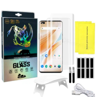 UV Glue For Huawei P40 Pro P30 Pro P50 Pro Screen Protector New Full Cover Case Mate 40 Pro Mate 20 30 Pro Tempered Glass Film