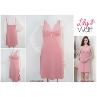 LINGERIE / BAJU TIDUR WANITA SEXY DRESS LILY WOLFF , LWD1602PNK