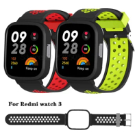Silicone Strap + Protective Case For Redmi Watch 3 Band Bracelet For Xiaomi Redmi Watch 3 WristBand Smart Watch Accessories