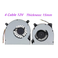 NEW 4-Pin 12V CPU and GPU Cooling Fan For Asus ROG G750J G750JS G750JW G750JX 15mm