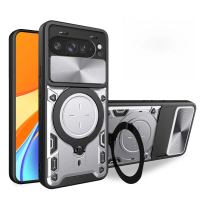 Sarung pelindung telefon keras serbaguna untuk Google Pixel 9/9a/Pro/XL dan model lipat, dengan meka
