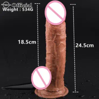 Suction Black Dildo For Women Wireless Vibrating Woman Dildo Horse Realistic Rubber Penis Dildo Penis Sex​ Tooys For Woman Dick