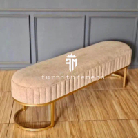 Sofa Bench Kaki Besi Gold Sofa Tamu Sofa Modern Bangku Kaki Stainless Furniture
