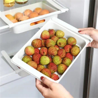 Egg Storage Box Drawer Type Fresh-keeping Egg Boxed Egg Storage Tray Can Stack Egg Tray Double Fruit Rack Tray Plastic Container