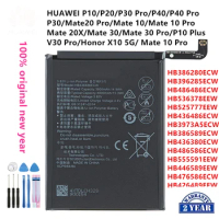 100% Orginal Battery For Huawei P10/P20/P30 Pro/P40/P40 Pro/P30/Mate20 Pro/Mate 10/Mate 10 Pro/Mate 20X/Mate 30/Mate 30 Pro