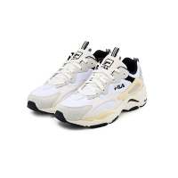 FILA RAY TRACER 中性復古運動老爹鞋-白/灰/黃 4-C606Y-165