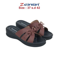 Sandal Wedges Kasual Sendal Selop Wanita Sintetis HP HP 4625 CKT 38