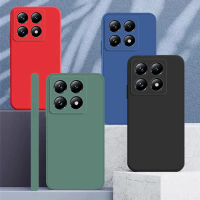 เคส Xiaomi 14T Pro, เคส Xiaomi Mi 14T Pro, ซิลิโคนเหลวนุ่ม, กันชน, เคสโทรศัพท์ป้องกันโล่, สำหรับ Xia