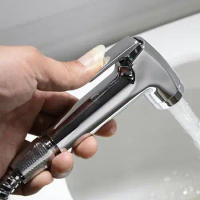 Toilet Douche Bidet Spray Body Cleanser Set Hand Held Toilet Nozzle Bidet ABS Multi-function Gentle Cleaning Splash Prevention