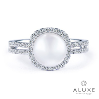 ALUXE 亞立詩 寵愛系列 18K鑽石AKOYA珍珠戒指 RS0966