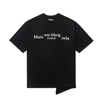 Mm6 Margiela T-Shirt người đàn ông phụ nữ rắn bốn điểm in ấn quá khổ TEE Top
