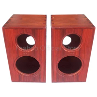 5/6.5 Inch Speaker Empty Box Bookshelf Speaker Box DIY Wood and Wooden Handmade Box Speaker Home Theater Box Passive Sound Shell