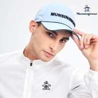 【Munsingwear】企鵝牌 男款淺藍色立體刺繡出芽設計球帽 MGRL0103