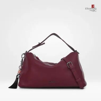Tas Elizabeth x BC Genuine Leather Sling Bag ;N LUMINA Maroon