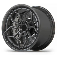 Forging Wheels Customized Rims 18-24 Inch 2 Pieces Forged Wheels 5x112 Passenger Car Alloy Forged Rims
