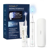 HOT Teeth Whitening Electric Toothbrush Set Whitening Toothpaste Whitening Care Set Whitening Lamp Containing Hydrogen Peroxide
