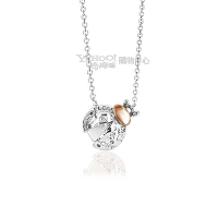 Tiffany&amp;Co. 俏皮瓢蟲鑲18K玫瑰金+925純銀項鍊