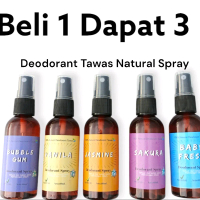Beli 1 Dapat 3 Deodorant Tawas Natural Spray. menghilangkan Bau badan/bau ketiak, mampu membersihkan