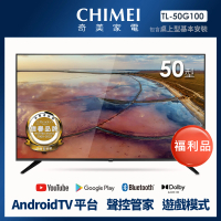 CHIMEI 奇美 福利品-50型 4K Android液晶顯示器_不含視訊盒(TL-50G100_福利品)