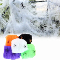 Dekorasi halloween/sarang laba-laba/spiderweb/jaring laba-laba