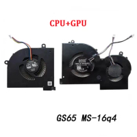 New Laptop Cooler CPU GPU Cooling Fan For MSI GS65 GS65VR P65 MS-16Q2 16Q1 16Q3 MS-16Q4