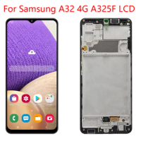 LCD display frame touch digitizing screen for Samsung A32 4G A325 LCD display for Samsung A32 SM-A325F