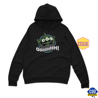 Hoodie Sweater Toy Story Disney Alien Bahan Fleece Tebal Zipper