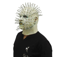 Horror Hellraiser Pinhead Mask Party Carnival Mascaras Head Nail Man Movie Cosplay Mask Halloween Latex Scary Masks Props