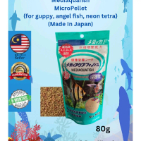 [Ready Stock] Mediaquafish micro pellet (for guppy, neon tetra, angel fish (fish food)