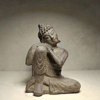 Patung Pajangan Buddha Semen Handmade Bali | Resting Buddha Dekorasi Rumah & Taman